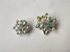 Elsa inspired snowflake hairclips