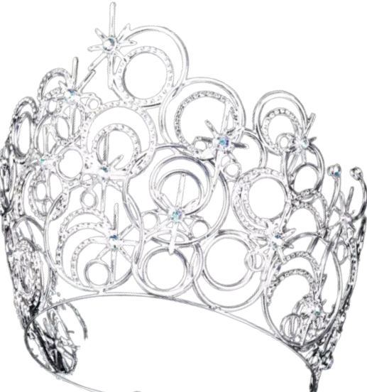 Glinda Inspired Crown & Earrings Set
