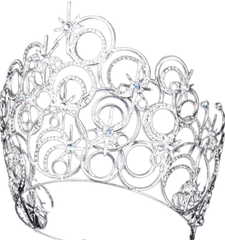 Glinda Inspired Crown & Earrings Set