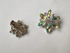 Elsa inspired snowflake hairclips